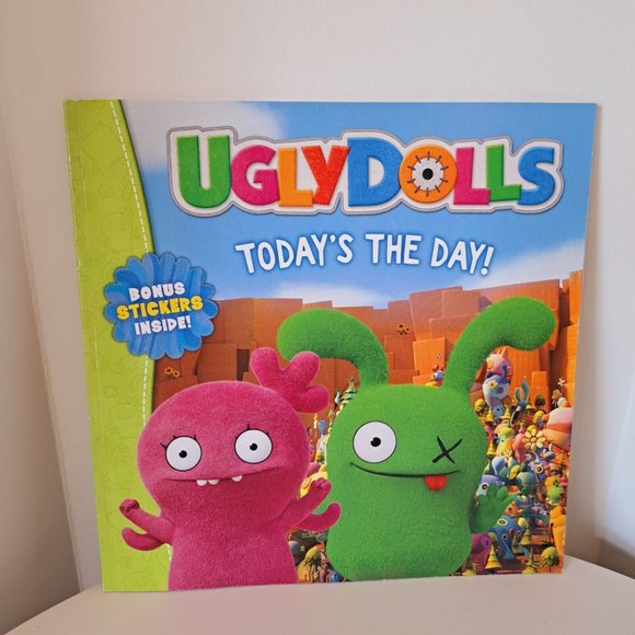 UglyDolls Child Book "Today's the Day" w Stickers NEW 2019 Paperback 21 Pages - Picture 3 of 11